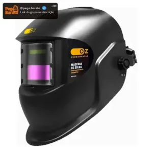 Mascara de Solda Escurecimento Automatico Profissional Oz WH1000 cor preto - Imagem 1