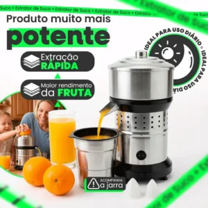 Espremedor Potente Laranja Elétrico Maquina 700w Fazer Suco - Imagem 4
