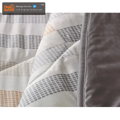 Edredom Casal Dupla Face Hotel Blend Comfort Geo Intenso Altenburg