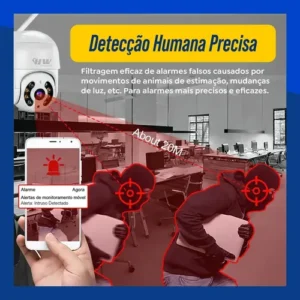 Kit 2 Câmeras Segurança Ip Interna Externa Wifi iCSee Infravermelho Prova D’Água - HW - Imagem 9