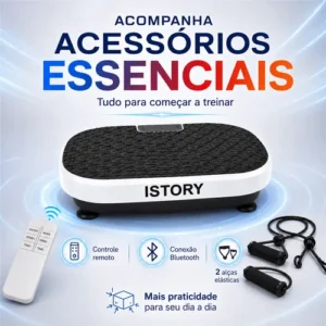 Plataforma Vibratória 199 Níveis Controle Remoto Bluetooth - Imagem 12