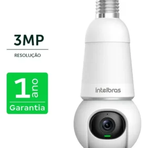 Câmera Lâmpada Intelbras Im6 Full Color 3mp 360 Wifi Interna Cor Branco - Imagem 3