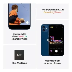 Apple iPhone 12 (128 GB) - Branco (Novo com caixa aberta) - Imagem 10