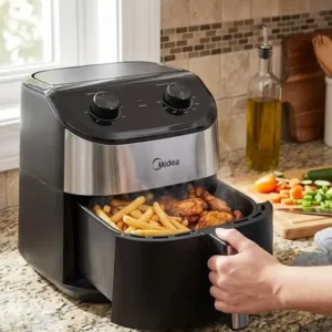 Fritadeira Air Fryer 4,5l Widemax Com Interior De Alumínio 1500w Midea - Imagem 10