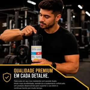 Garrafa Térmica 800ml Inox Parede Dupla Premium - Imagem 5
