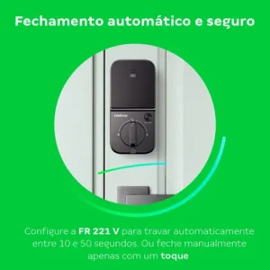 Fechadura Digital de Embutir Biométrica FR 221V Intelbras - Imagem 4