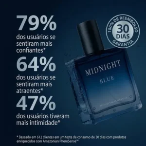 Perfume Masculino Midnight Blue 100 Ml Essencia Arabe - Imagem 3