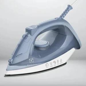 Ferro De Passar Roupas A Vapor E Seco Electrolux Esi10 1200w Efficient Base Antiaderente Com Auto Limpeza Spray Vapor Vertical Cabo Giratório Azul-claro 127v - Imagem 5