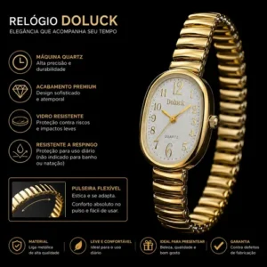 Relógio De Pulso Minimalista Old Money Feminino Premium Moda - Imagem 5