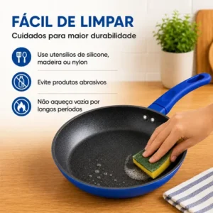 Frigideira Antiaderente Nanocerâmica 20cm Indução Premium - Imagem 8