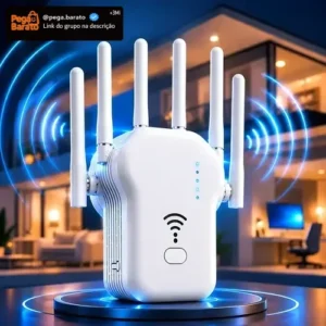 Repetidor Wifi 2.4ghz 6 Antenas Alta Estabilidade E Alcance - Imagem 1