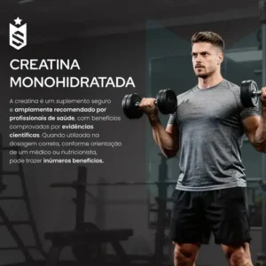 Creatina Monohidratada 1200g Soldiers Nutrition 100% Pura Sem Sabor - Imagem 5