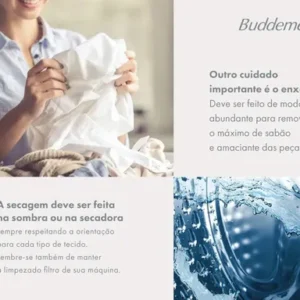 Jogo De Cama Queen Buddemeyer Cotton Essential Cor Bege - Imagem 9