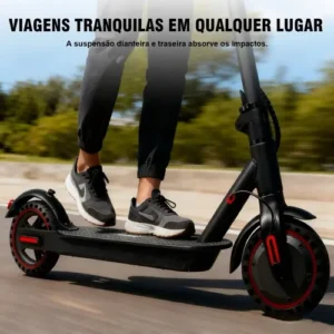 Patinete Scooter Elétrico Com Velocidade Até 30 Km Bluetooth - Imagem 6