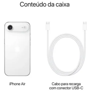 iPhone Air 512 GB - Branco-nuvem - somente eSIM - Imagem 8
