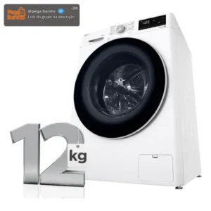 Lava E Seca Smart LG Vc5 12kg Branca Com Inteligência Cor Branco - Imagem 1