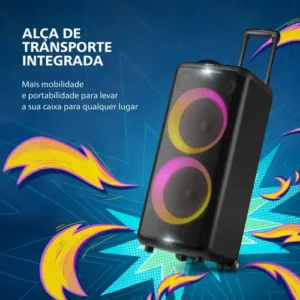 Caixa De Som Bluetooth TAX5208/78 1600w Philips Preto - Imagem 11