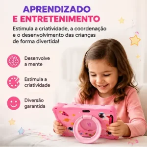 Tablet Infantil Kids Para Criança Com Youtube E Play Cor Ros - Imagem 5