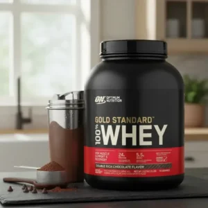 Gold Standard 100% Whey Protein 2,27kg Optimum Nutrition Sabor Double Rich Chocolate - Imagem 8