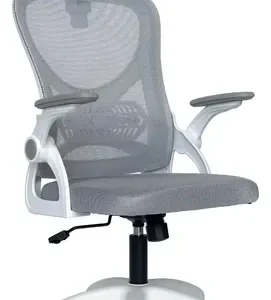 Cadeira De Escritório Columbus Presidente Ergonomica Cinza Mesh - Imagem 4