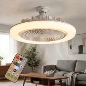 Ventilador de Teto LED com Controle Remoto 30W Bivolt Luz Branco-frio - Imagem 3