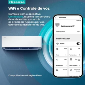 Ar Condicionado Hw Hisense Hi-efficiency Inverter 12k F 220v - Imagem 2