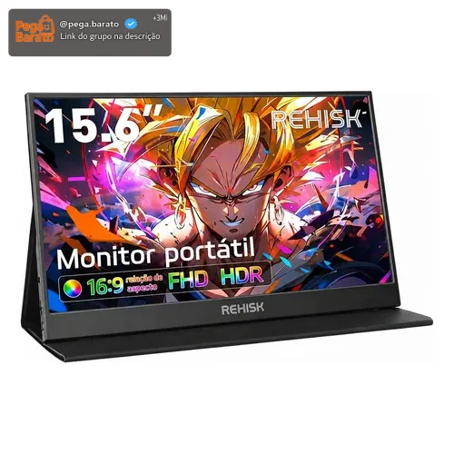 Monitor Portátil 15.6 Ips Full Hd Usb-c Hdmi Segunda Tela