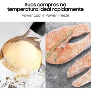 Geladeira Samsung Side By Side Rs60 628l Inox Look - Imagem 4