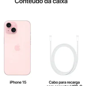 Apple iPhone 15 128 GB Cor rosa (Novo com caixa aberta) - Imagem 10