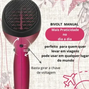 Secador De Cabelo Philco Bivolt Ions Turmaline Mais Brilho - Imagem 5