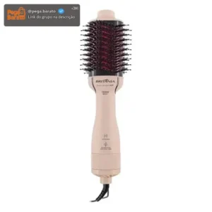 Escova Secadora alisadora e modeladora Britânia BEC07R 4 Em 1 1300W Rosa - Imagem 1