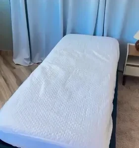 Capa Colchão Impermeável Protetor Matelado Solteiro Antialérgico Antixixi Macio Silencioso E Não Esquenta Cinza - Imagem 12
