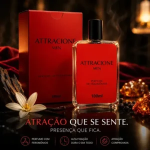Perfume Atracione Men Masculino Novo Frasco Grande 100ml - Imagem 7