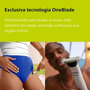 Aparador E Raspador Oneblade Intimate Qp1924/10 Philips - Imagem 5