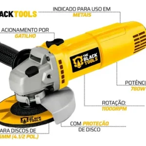 Esmerilhadeira Lixadeira Profissional 127v + Kit 46 Soquetes - Imagem 3