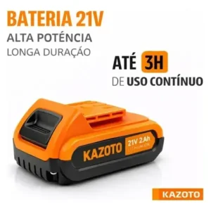 Parafusadeira Furadeira 21v + Kit Maleta 46 Pcs Allen Kazoto - Imagem 5
