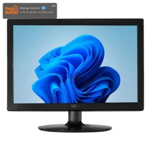 Monitor 15" LED HD 60Hz 5ms HDMI e VGA furação para suporte ideal para PDV e escritórios VXpro VX154X cor preto - Imagem 1