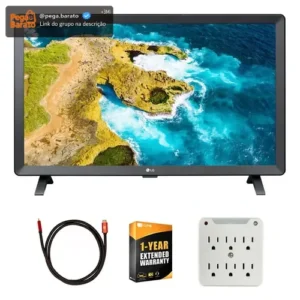 Smart Tv LG 24lq520s-pu 24 Led Hd Com Acessórios Webos + - Imagem 1