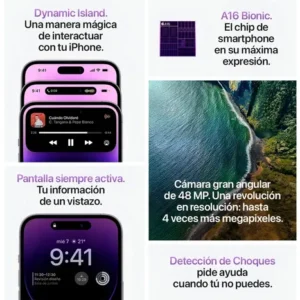 Apple iPhone 14 Pro Max (256 GB) - Preto espacial (Novo com caixa aberta) - Imagem 9