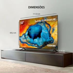 Smart Tv Dled 50 4k Toshiba 50c350ns Vidaa - Tb029m - Imagem 2