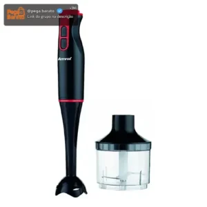 Mixer Apr 400 Lâmina De Aço 2 Velocidade 400w Amvox Cor Preto - Imagem 1
