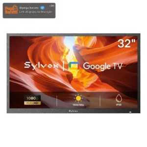 Tv Ao Ar Livre Sylvox Pool Se 32 Polegadas 1080p Fhd 1500 Ni - Imagem 1