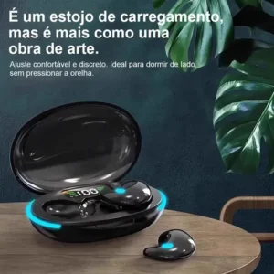 Jiditech Fones de Ouvido Invisible Fones de Ouvido Sem Fio Invisíveis para Dormir Bluetooth 5.3 Ultra Slim X55 de Baixo Consumo de Energia, Carregamento Rápido, Som Estéreo HiFi, Ideais para Dormir - Imagem 10