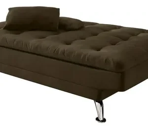 Sofá-cama 3 Lugares Casal Premium Ii Suede Café - Imagem 10