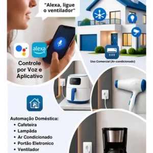 Tomada Inteligente Digital Wi-fi Plug Bivolt Automação Smart - Imagem 8