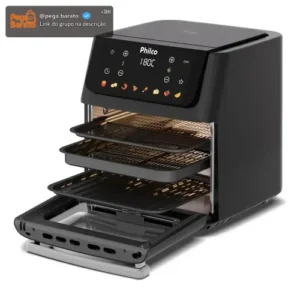 Fritadeira Air Fryer Philco 16 Litros Paf16c Preto - Imagem 1