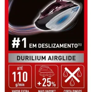 Ferro a Vapor Arno Ultragliss com Base Durilium Airglide FMV - Imagem 10