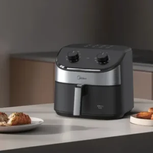 Fritadeira Air Fryer 5,5l Widemax Com Interior De Alumínio 1900w Midea - Imagem 8