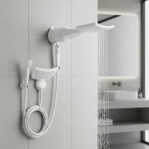 Chuveiro elétrico de parede Lorenzetti Loren Shower Ultra branco 7.500kW - Imagem 6