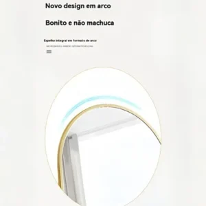 Espelho Corpo Inteiro 120x40 Decorativo Apoio Chão E Parede - Imagem 5